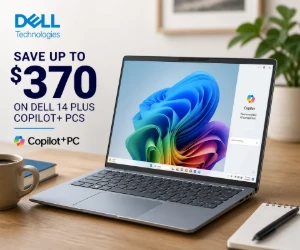 Save Up to $370 on Dell 14 Plus Copilot+ PCs - AI Laptop Upgrade for Less
