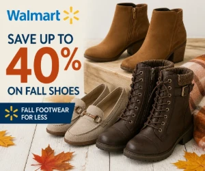 Save Up to 40% on Fall Shoes at Walmart - Seasonal Footwear for Less
