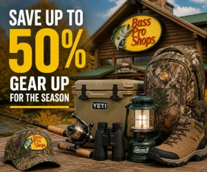 Save Up to 50% at Bass Pro Shops - Gear Up for the Season