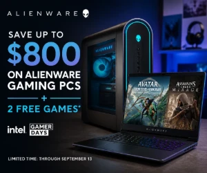 Save Up to $800 on Alienware Gaming PCs at Dell + 2 Free Games