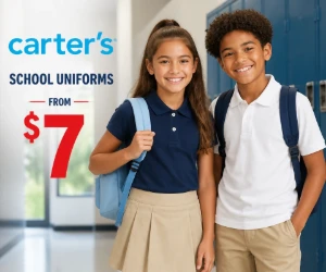 School Uniforms From $7 at Carter’s - Stock Up on Everyday Basics for Less