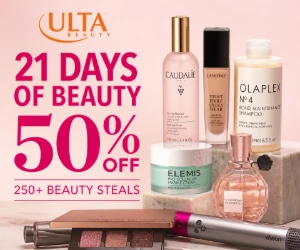 Score 50% Off 250+ Beauty Steals at Ulta Beauty - 21 Days of Beauty