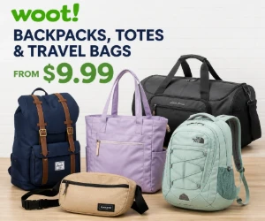 Score Backpacks, Totes & Travel Bags at Woot From $9.99