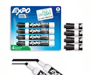 Select Expo 4-Pack Dry-Erase Markers at Target for $4.49