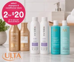 Select Shampoo & Conditioner Duos From 2 for $20 at Ulta Beauty