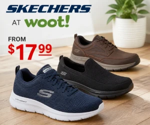 Skechers Shoes at Woot From $17.99 for Work, Walking & Everyday Wear