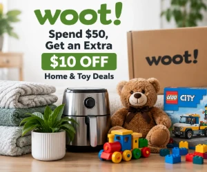 Spend $50, Get an Extra $10 Off Home & Toy Deals at Woot