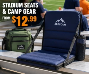 Stadium Seats & Camp Gear From $12.99 at Woot - Make Game Day and the Campsite More Comfortable