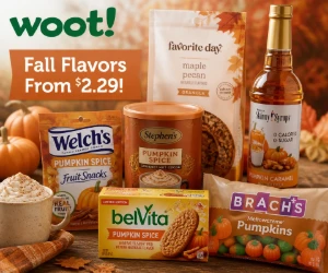 Stock Up on Fall Flavors at Woot From $2.29 - Seasonal Food & Drink Finds