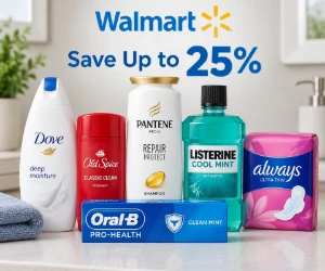 Stock Up on Personal Care and Save Up to 25% at Walmart