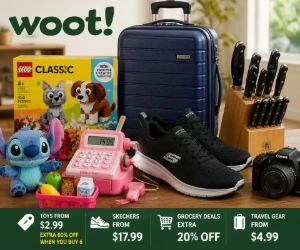 Stock Up & Upgrade at Woot Today: Extra 60% Off Toys, Skechers From $17.99 & More