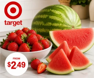 Strawberries & Watermelons From $2.49 at Target - Fresh Fruit for Less