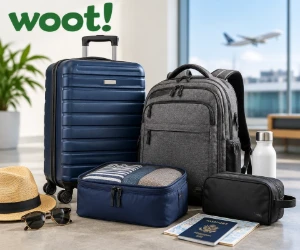 Suitcases, Backpacks & Travel Essentials on Sale at Woot