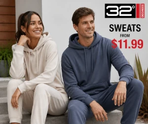 Sweats From $11.99 at 32 Degrees - Early Fall Comfort on a Small Budget