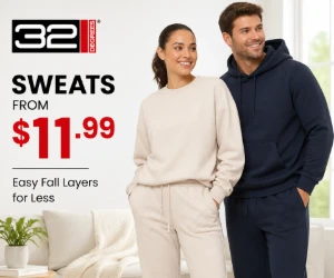 Sweats From $11.99 at 32 Degrees - Easy Fall Layers for Less