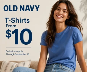 T-Shirts From $10 at Old Navy - Everyday Basics at an Easy Price