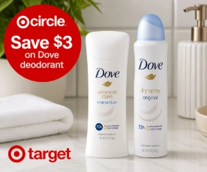 Target Circle Coupon: Save $3 on Dove Deodorant