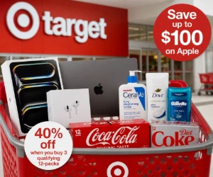 Target Deals: Up to $100 Off Apple, Buy 2 Get 1 Free Personal Care, 40% Off Soda & More