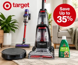 Target Floor Care Sale: Save Up to 35% on Cleaning Equipment