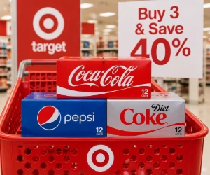 Target Soda Deal: Buy 3 Coca-Cola or Pepsi 12-Packs & Save 40%