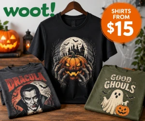 The Count of Horror Shirts at Woot From $15 - Spooky Tees for Less