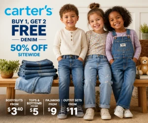 Carter’s Goes From Scary to Merry: Up to 70% Off Clearance, Holiday Styles 50% Off & More