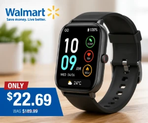 Tikland Smartwatch at Walmart for $22.69 - Save $167 on Calls, Fitness Tracking & 100+ Sports Modes