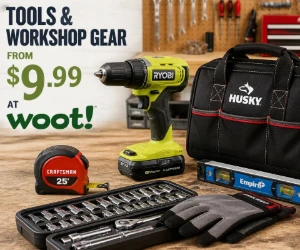 Tools & Workshop Gear From $9.99 at Woot - Get the Job Done for Less