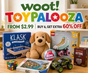 Toypalooza at Woot From $2.99 + Buy 6, Get Extra 60% Off
