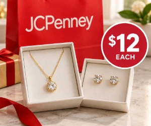 Treat Yourself to $12 Silver or Gold-Plated Jewelry at JCPenney