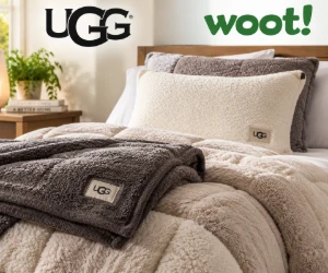 UGG Bedding & Cozy Faves at Woot From $8.99 - Extra $20 Off $100+