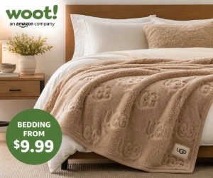 UGG & More Bedding From $9.99 at Woot - Cozy Bedroom Picks on a Small Budget