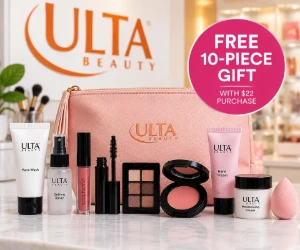 Ulta Beauty: Free 10-Piece Gift With $22 Purchase