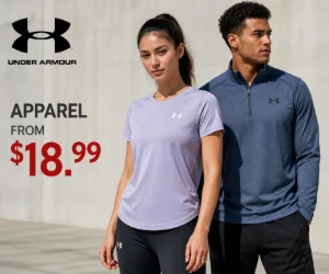 Under Armour Apparel at Woot From $18.99 for Workouts & Everyday Wear