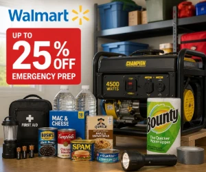 Up to 25% Off Emergency Prep at Walmart - Buy the Backup Before You Need It