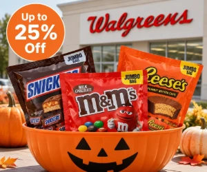 Up to 25% Off Jumbo Halloween Candy Bags at Walgreens