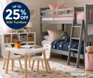 Up to 25% Off Kids' Furniture at Walmart