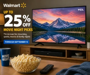 Up to 25% Off Movie Night Picks at Walmart - Home Entertainment for Less