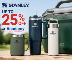 Up to 25% Off Stanley Drinkware at Academy - Popular Tumblers & Coolers for Less