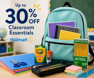 Up to 30% Off Classroom Essentials at Walmart - Finish the Supply List for Less
