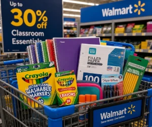 Up to 30% Off Classroom-Ready Essentials at Walmart
