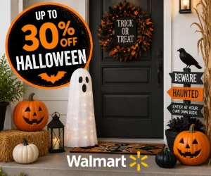 Up to 30% Off Halloween at Walmart - Spooky Decor & Seasonal Picks for Less