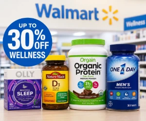 Up to 30% Off Wellness at Walmart