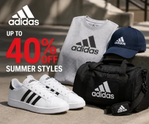 Up to 40% Off adidas Summer Styles - Sneakers, Apparel & Fan Gear for Less