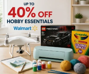 Up to 40% Off Hobby Essentials at Walmart - Try Something New for Less
