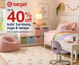 Up to 40% Off Kids’ Furniture, Rugs & Lamps at Target - Online Only