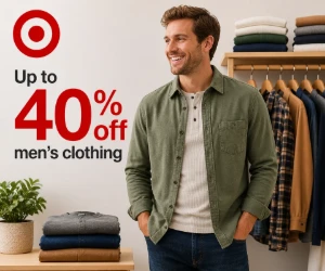 Up to 40% Off Men’s Clothing at Target - Fall Basics Without Full-Price Spending