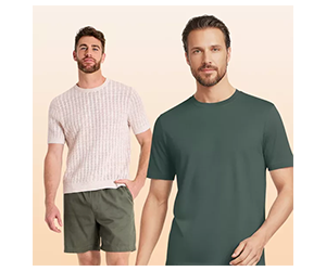 Up to 40% Off Men's Tees, Tanks & Bottoms at Target
