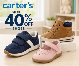 Up to 40% Off Shoes at Carter's