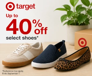 Up to 40% Off Shoes at Target - Fall Footwear for Less
